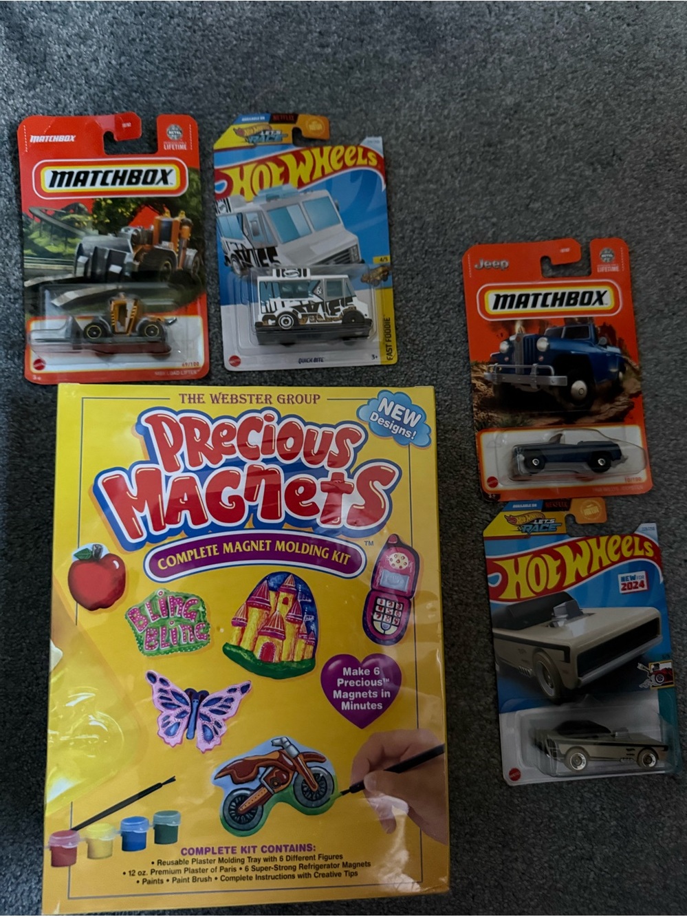 kids toy cars and puzzle
